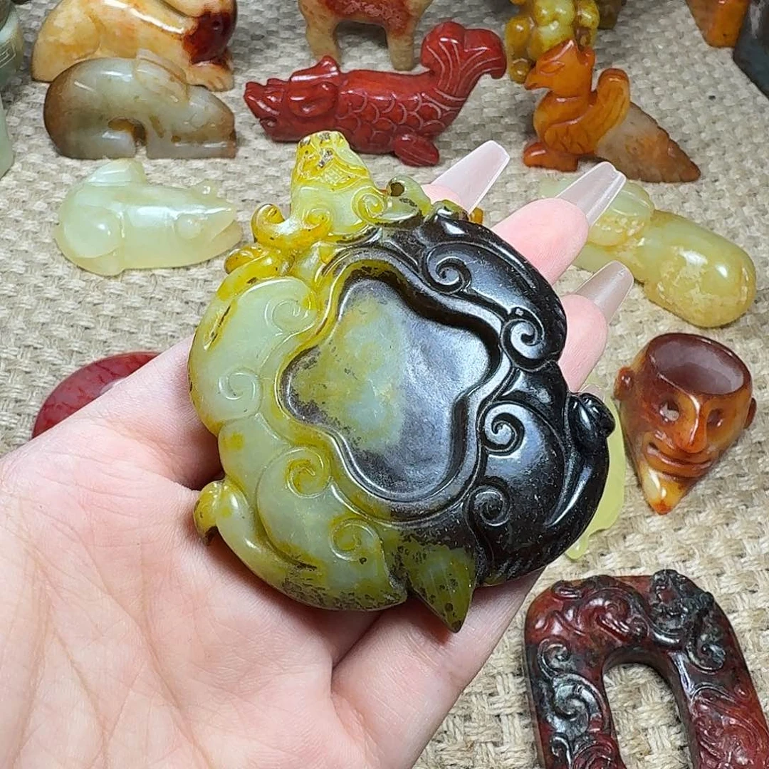 白玉菩提吊坠挂件