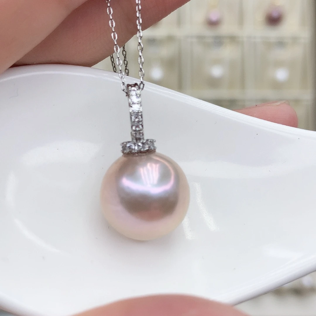 淡水珍珠吊坠(赠链)合金