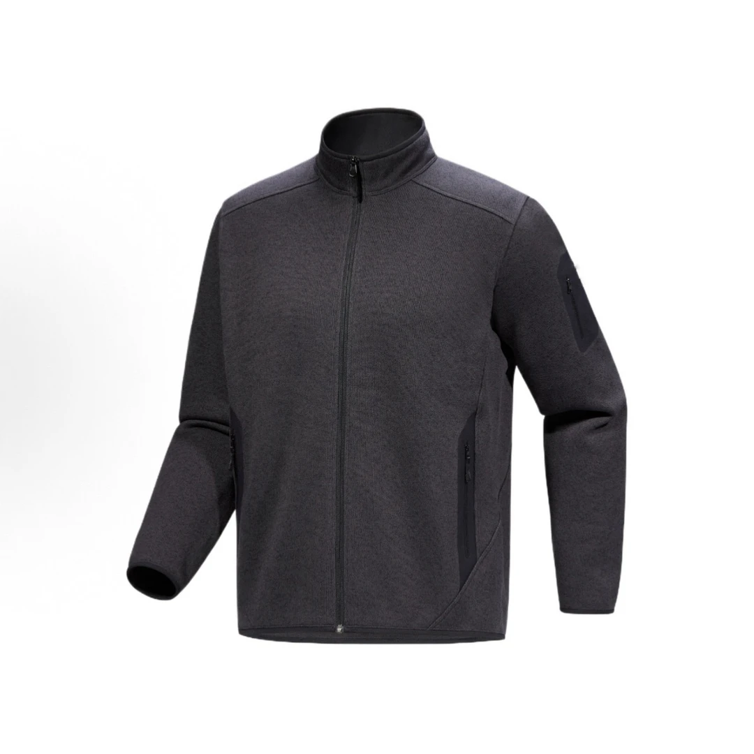 .=.秋冬男女同款立领时尚针织抓绒外套