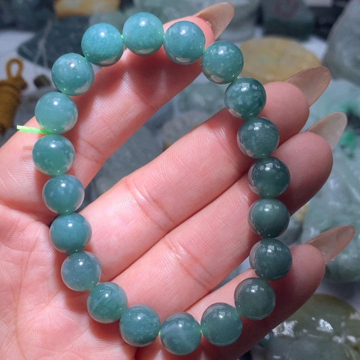 翡翠未镶嵌颈饰保真天然A货翡翠