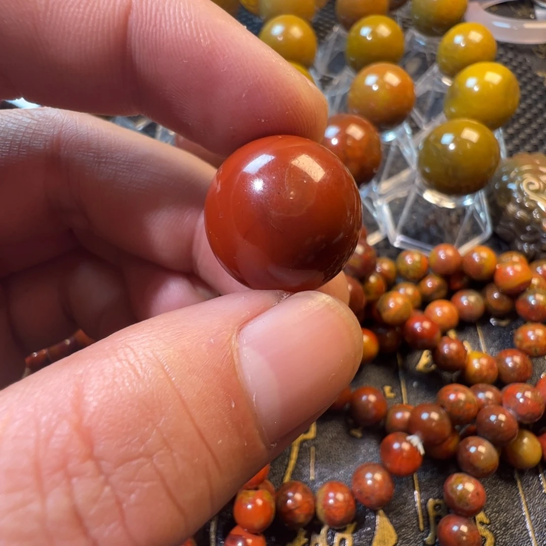 刮***白玛瑙/玉髓未镶嵌 战国红玛瑙