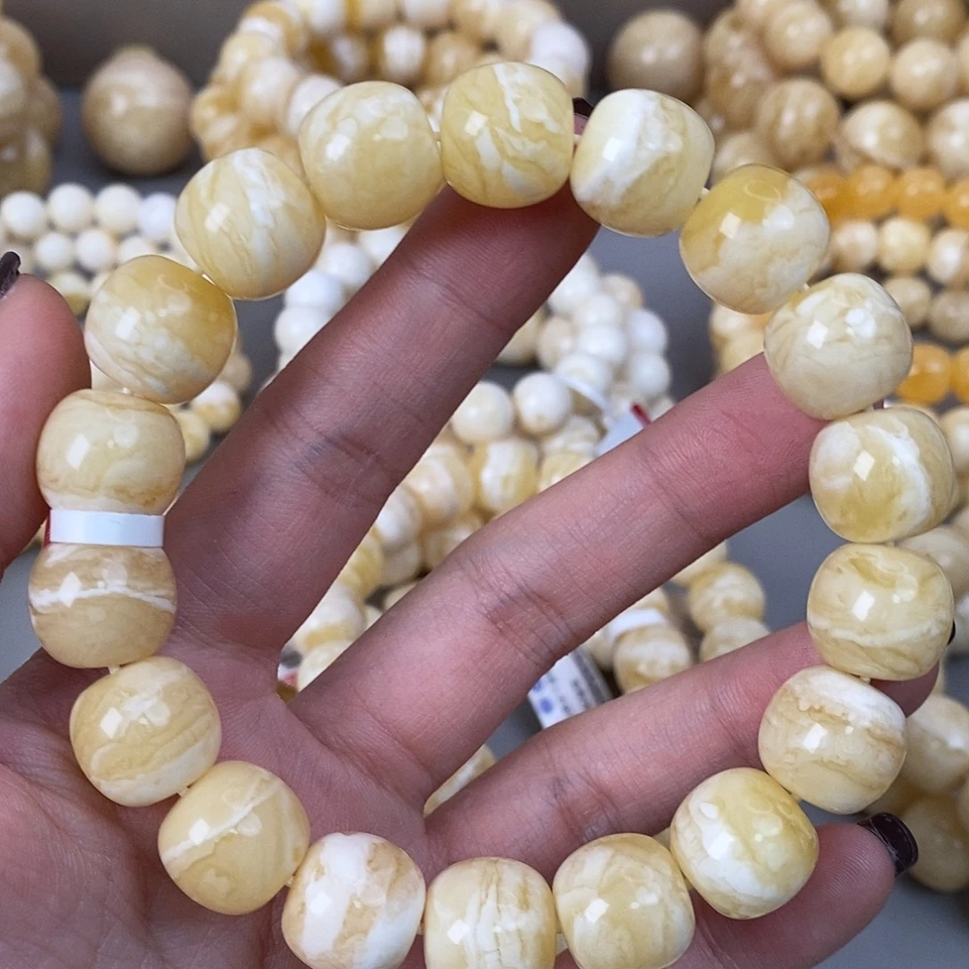 蜜蜡未镶嵌珠宝奇石14mm29.4g