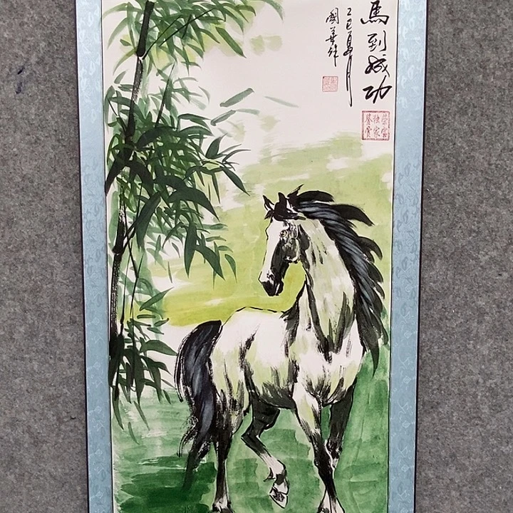 国画刘国华手绘作品1111