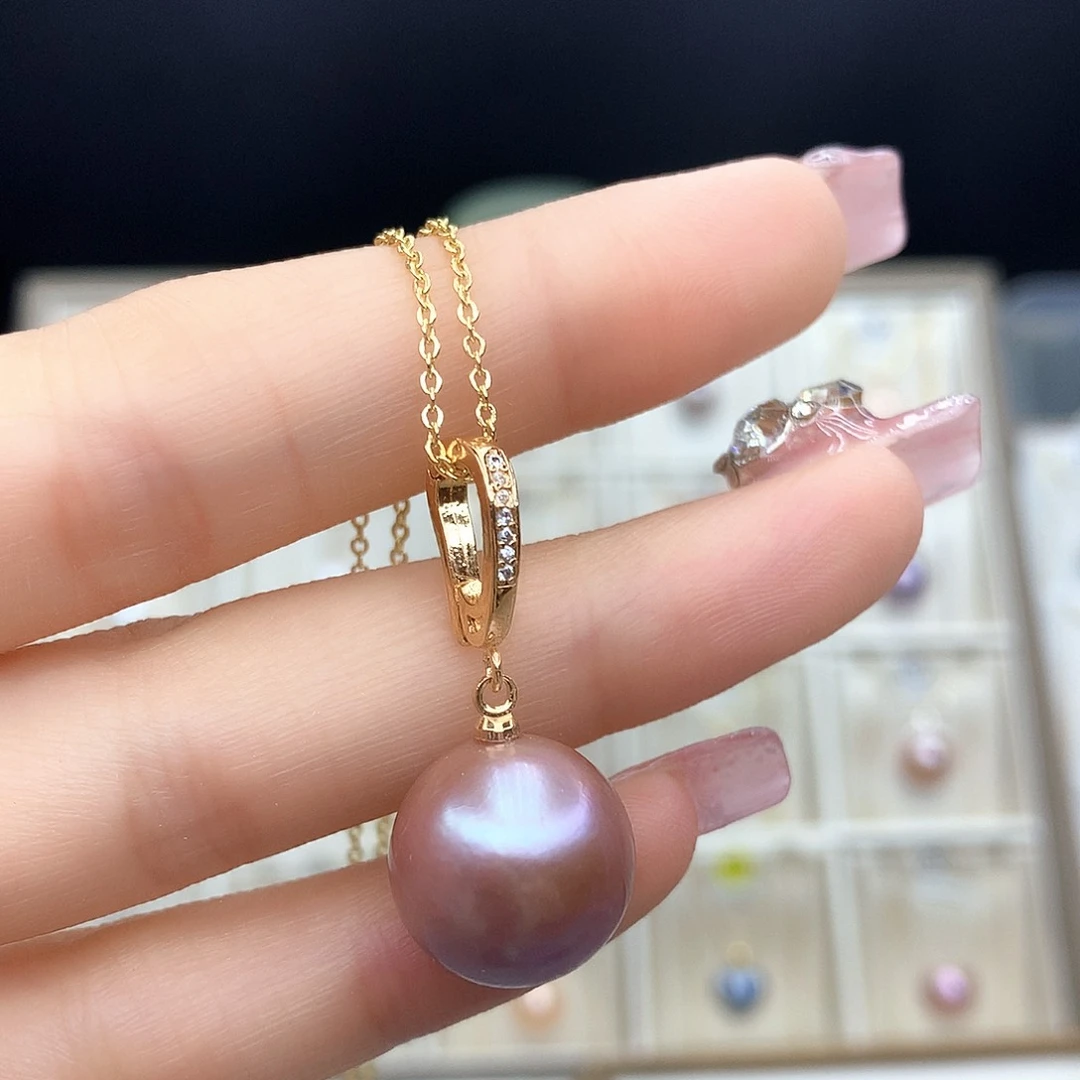 淡水珍珠颈饰合金愿*