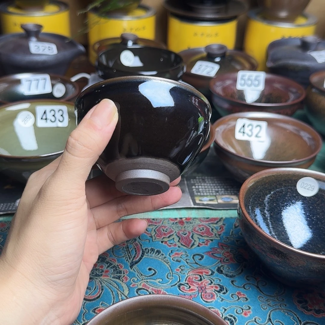 茶盏436秋罗柴烧手工主人杯