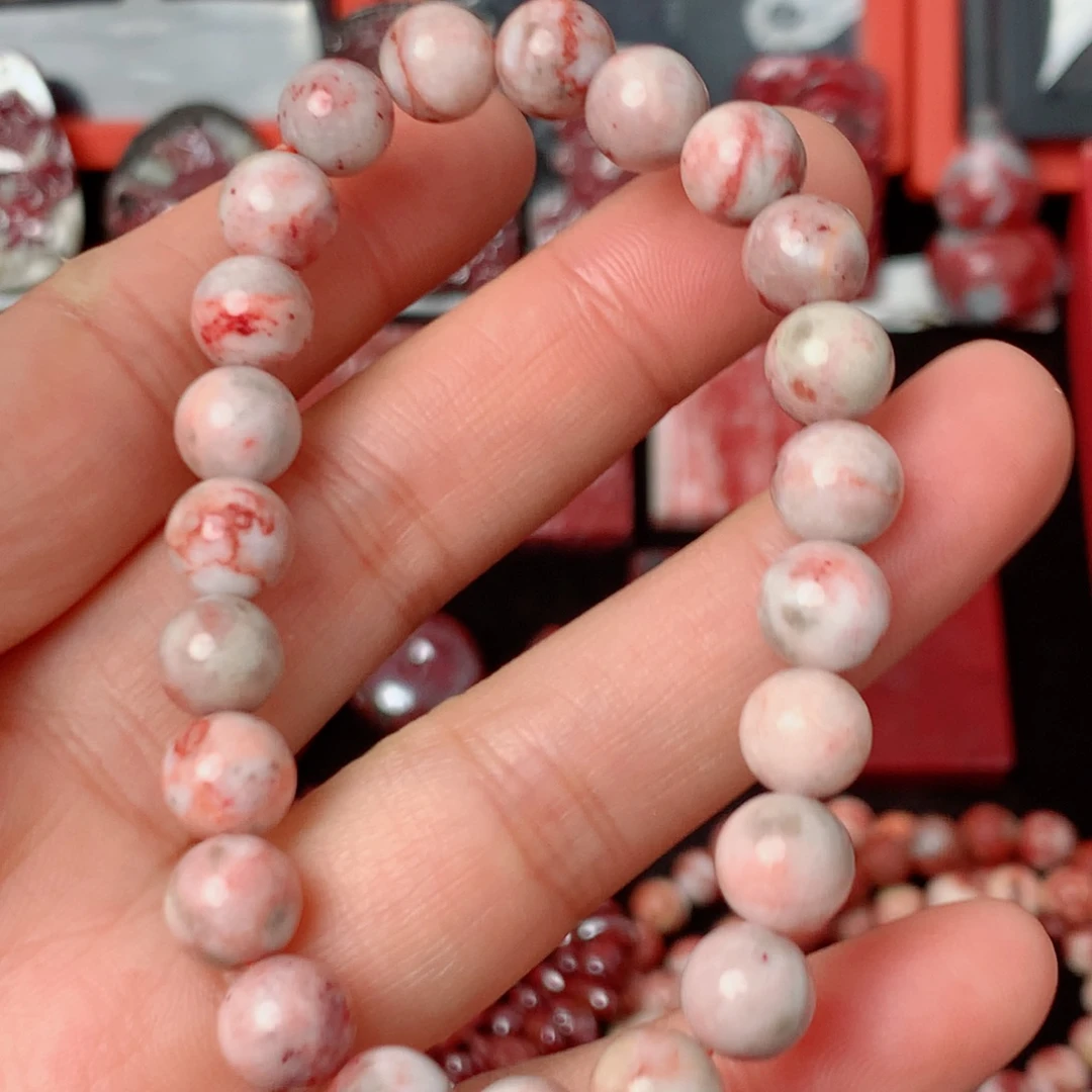 天然辰砂天然手串