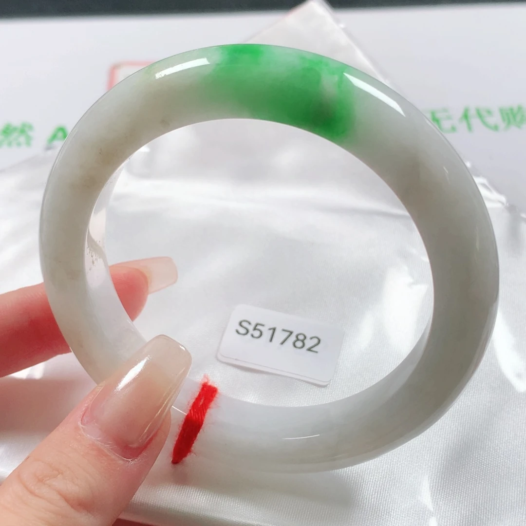 未镶嵌手镯翡翠天然翡翠手镯s51782