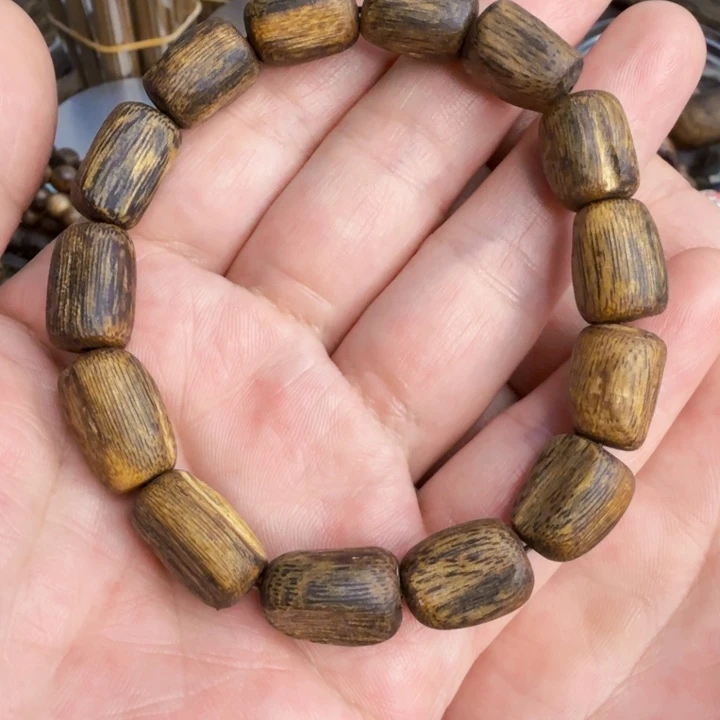 沉香手串乐****~棋楠沉香树心油手串11克+