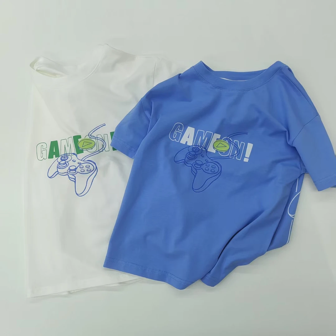 新款自家快乐游戏中童T恤027019-1