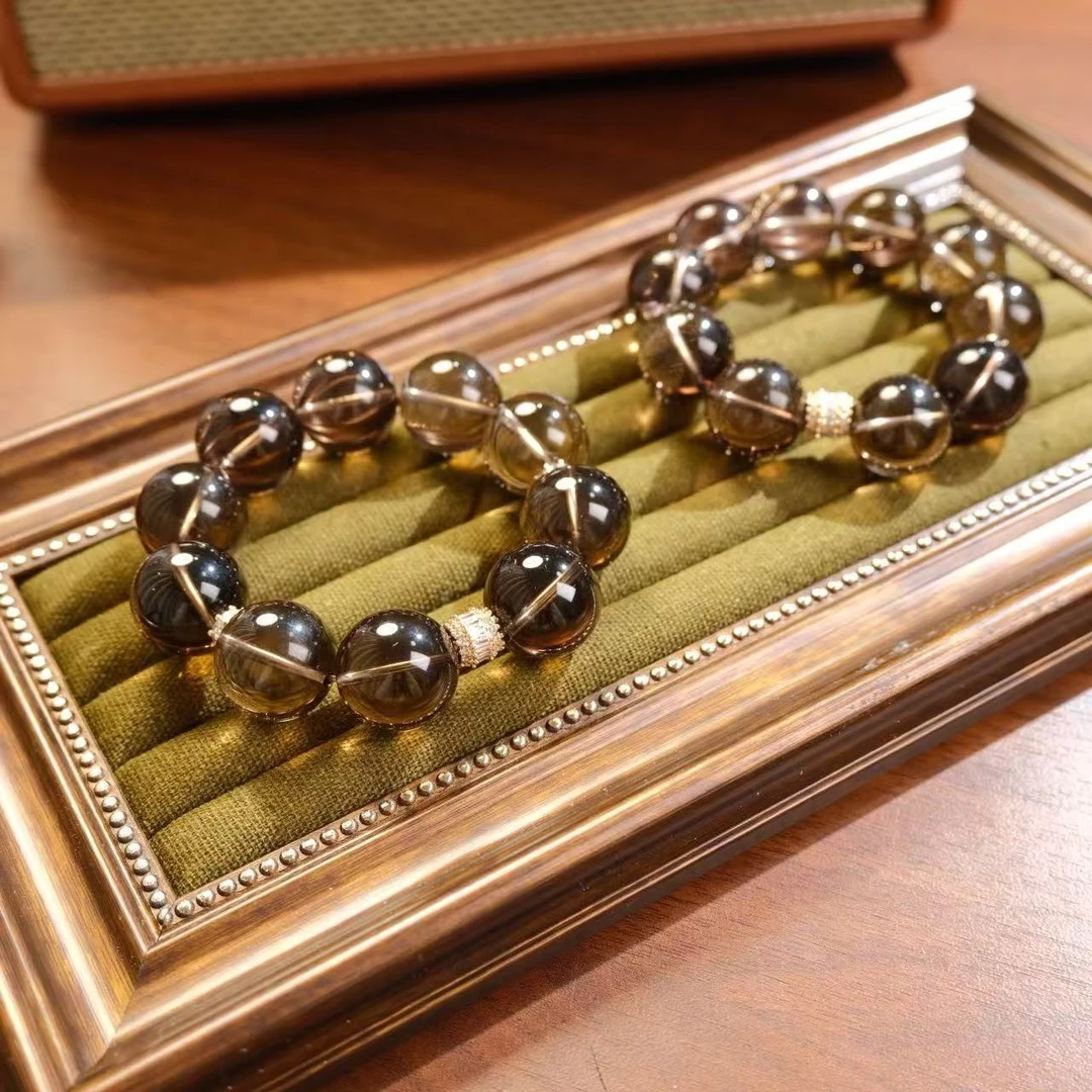 茶水晶手串手链 颜色微差多样性发其一ZF608