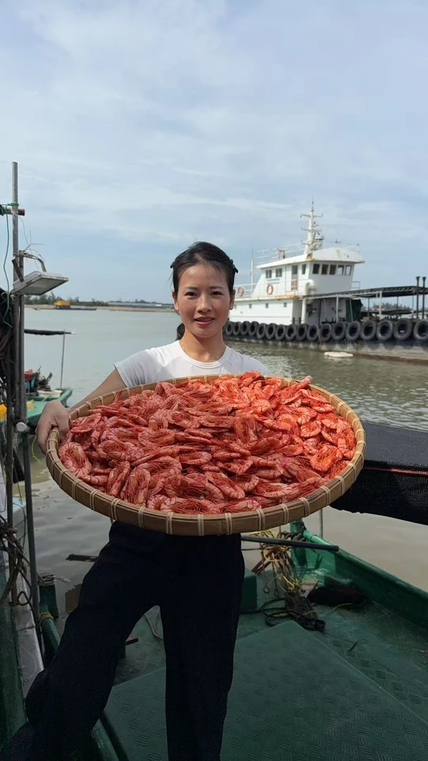 湛江斑节虾 活虾现烤250  克