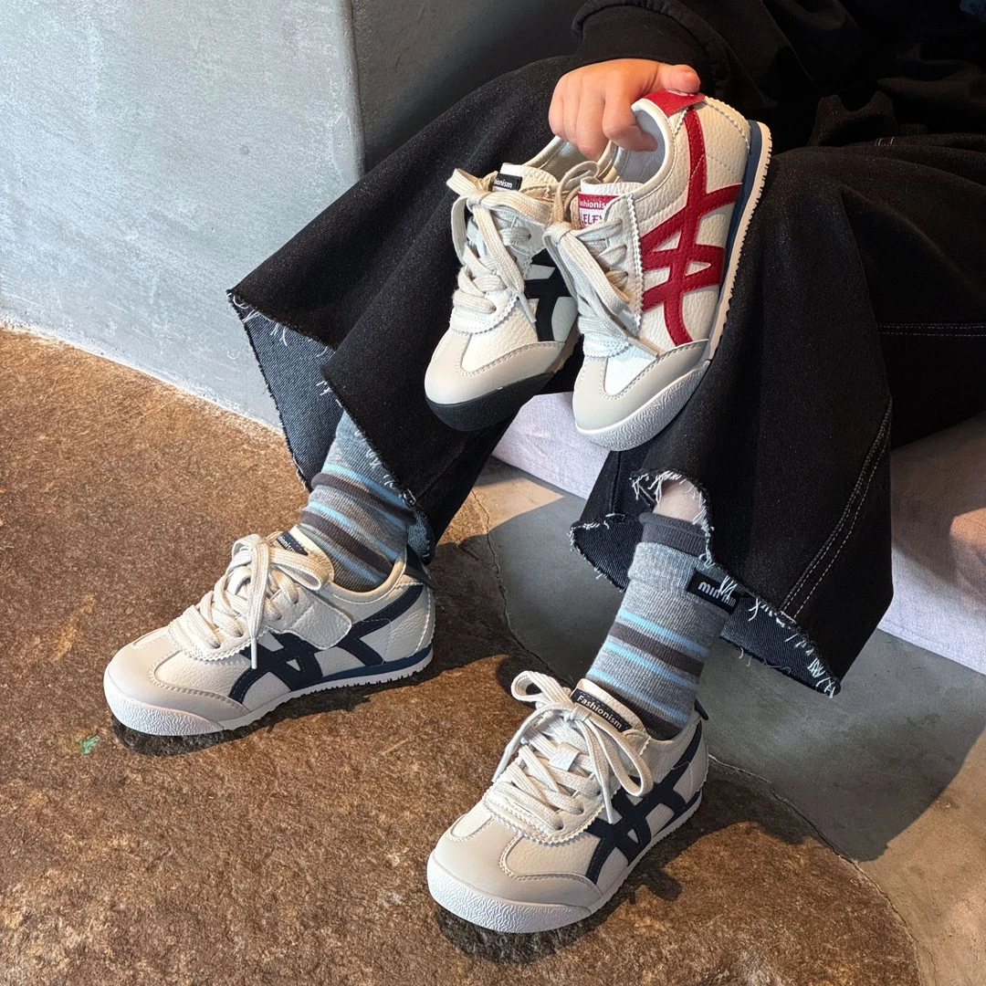 TomoKids【【红蓝阿甘CP】】新款小阿甘中大童儿童童鞋潮流韩系氛围感