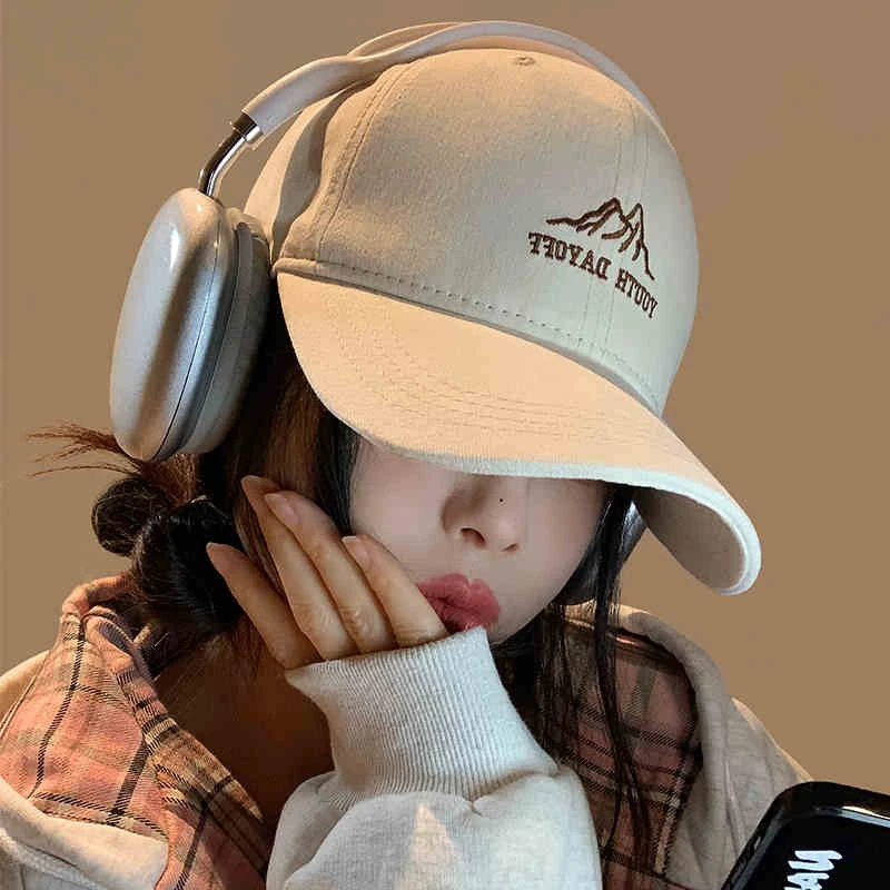 宽帽檐大头围棒球帽女生2025新款百搭加大深顶显脸小鸭舌帽子男款