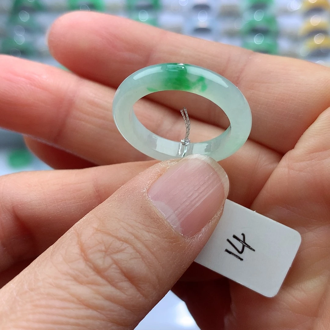 翡翠戒指未镶嵌14号