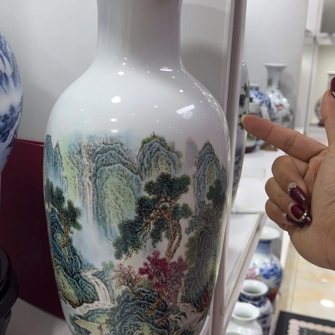 景德镇陶瓷花瓶 摆件