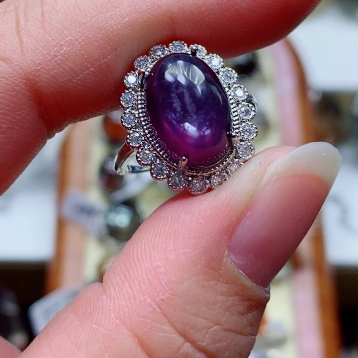 水晶戒指未镶嵌水晶