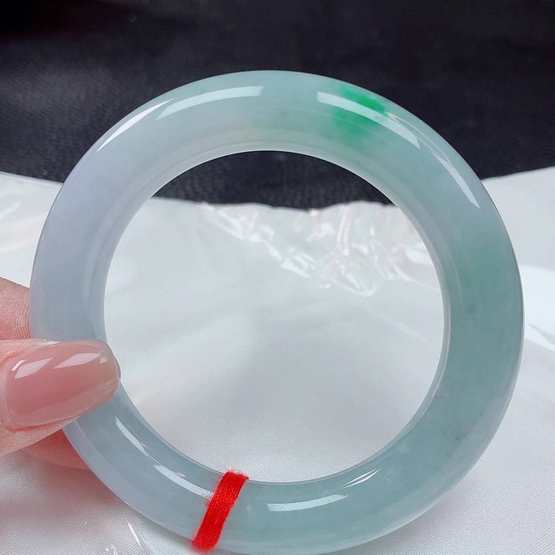 翡翠未镶嵌手镯55+