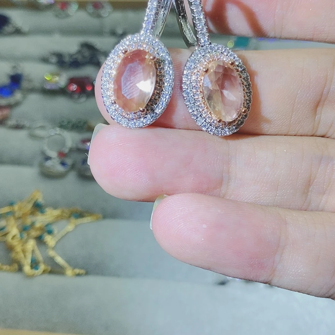 【闪购商品】水晶戒指银S925镶嵌