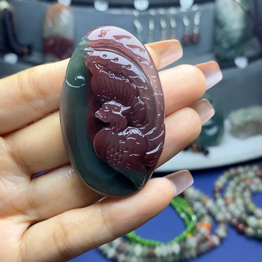 玛瑙/玉髓未镶嵌吊坠(不含链)