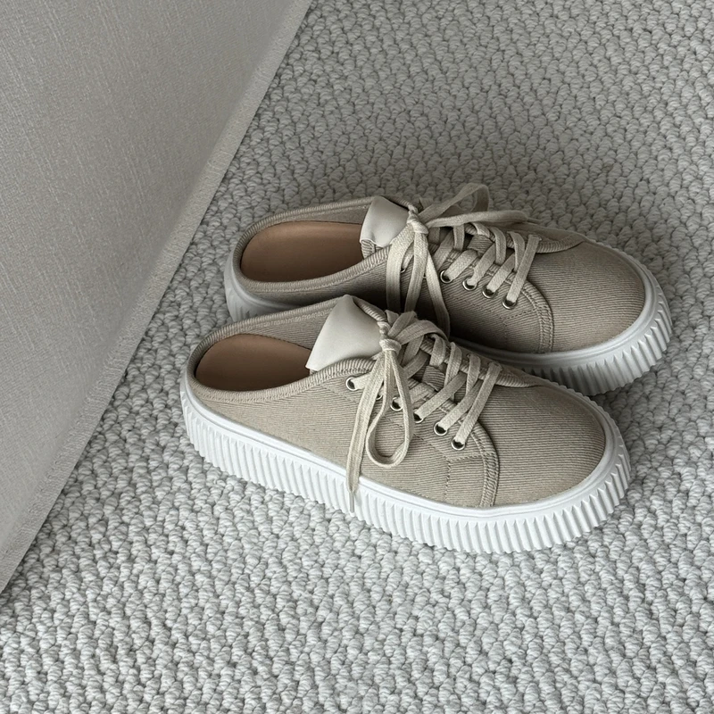 【rarer rarer】25SS夏季缪感增高饼干鞋帆布鞋 2505037