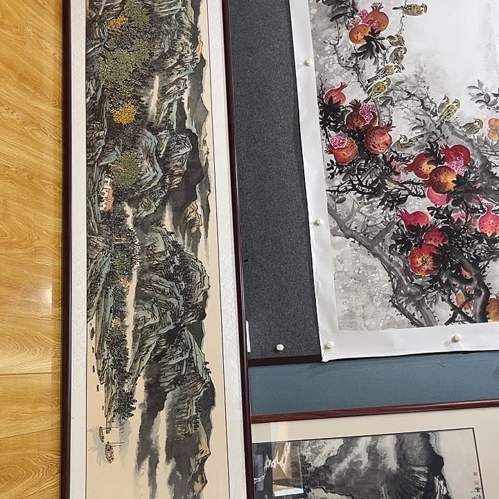 听***雨姜奇老师山水作品