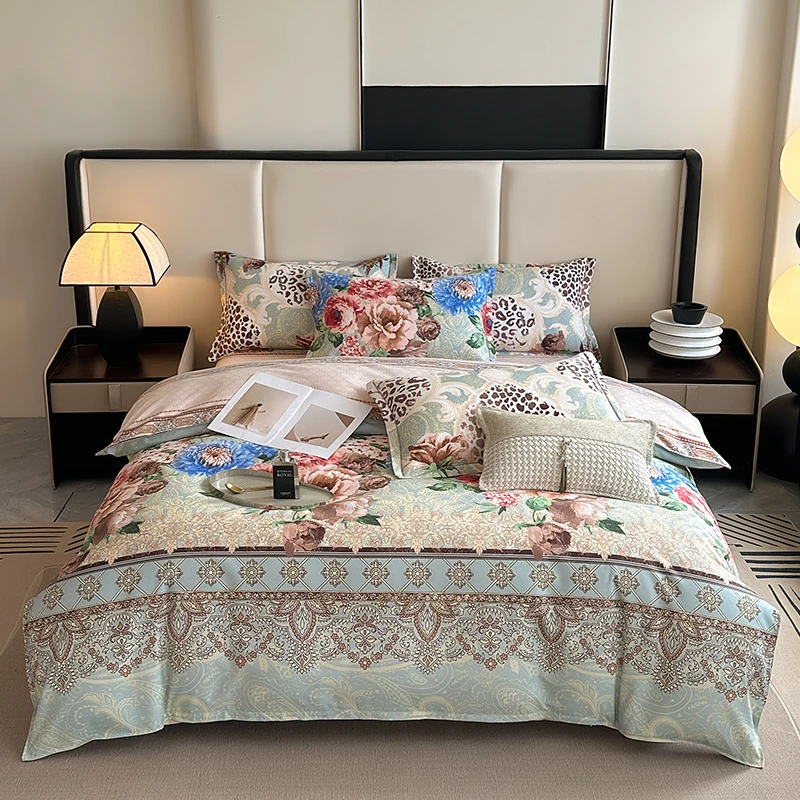 【拉萨发货】新款加厚斜纹铂金棉四件套双人大尺寸面料亲肤柔软