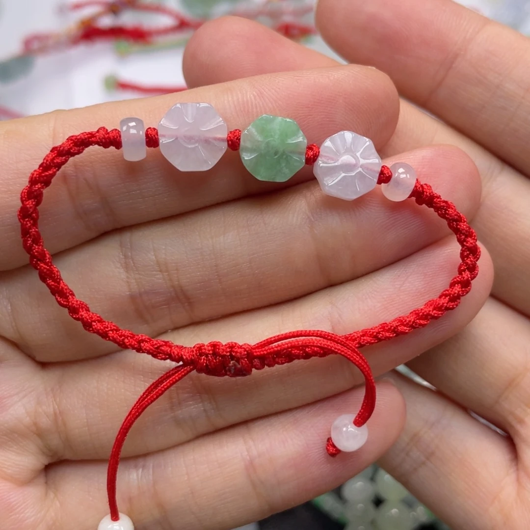 未镶嵌手绳翡翠手绳