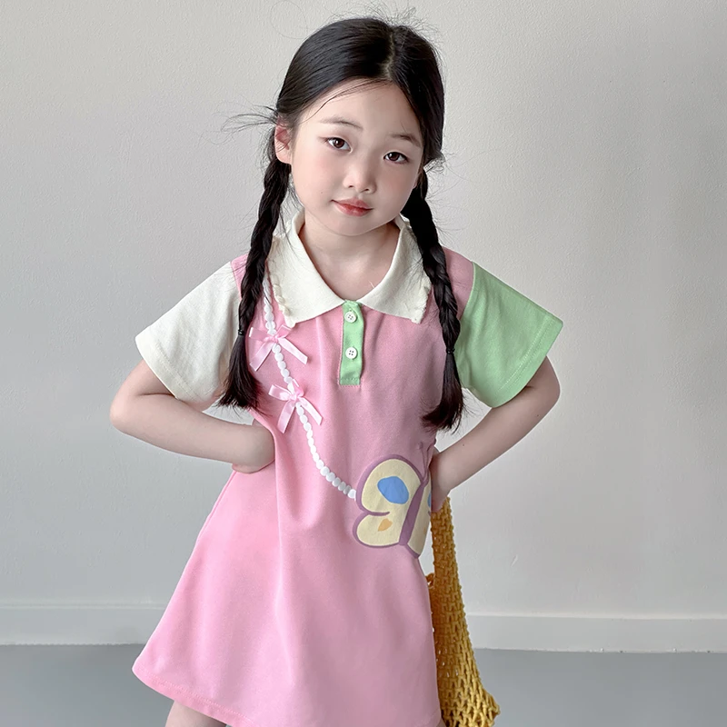 女童可爱连衣裙夏季2025新款儿童网红裙子夏装小女孩洋气韩范穿搭