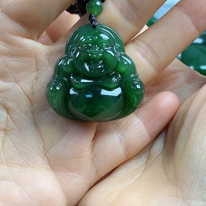 和田玉（碧玉）未镶嵌吊坠(不含链)34