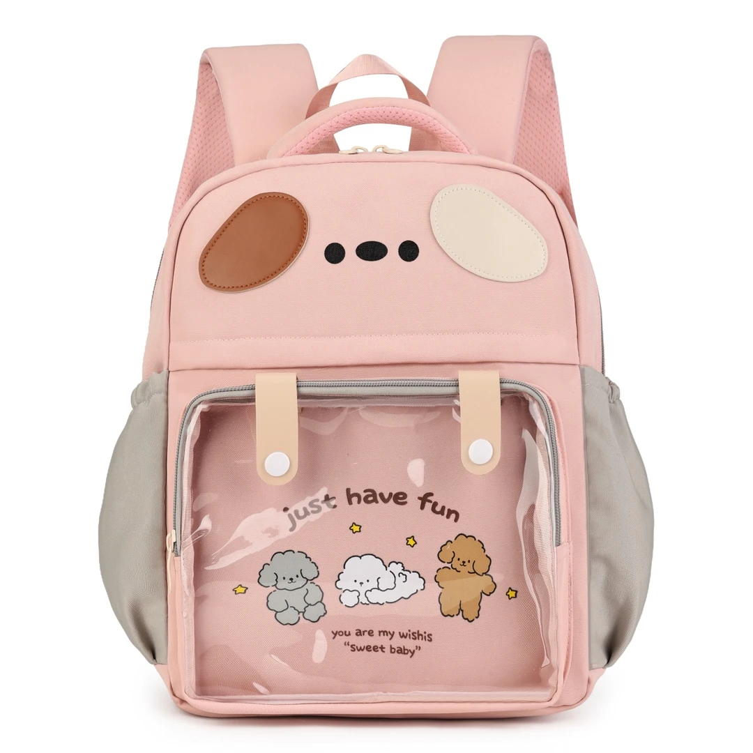 儿童幼儿园书包男童女童学前班中大班书包卡通可爱小熊轻便书包