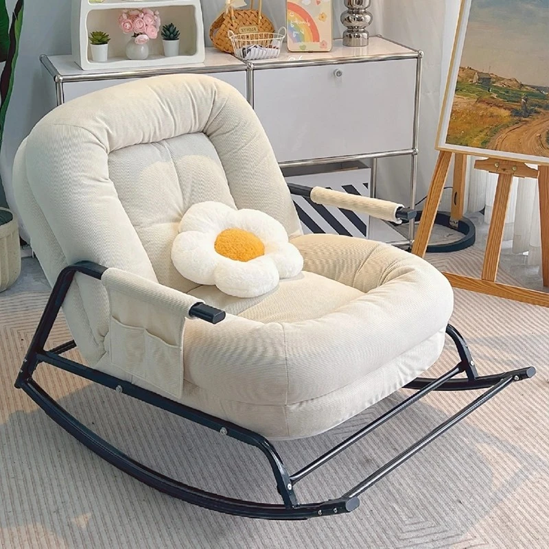 摇摇椅懒人沙发单人阳台躺椅客厅家用休闲人类狗窝小沙发可躺可睡