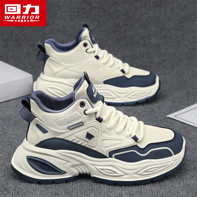 回力男鞋2025冬季新款百搭运动鞋厚底增高休闲鞋男士潮鞋老爹鞋