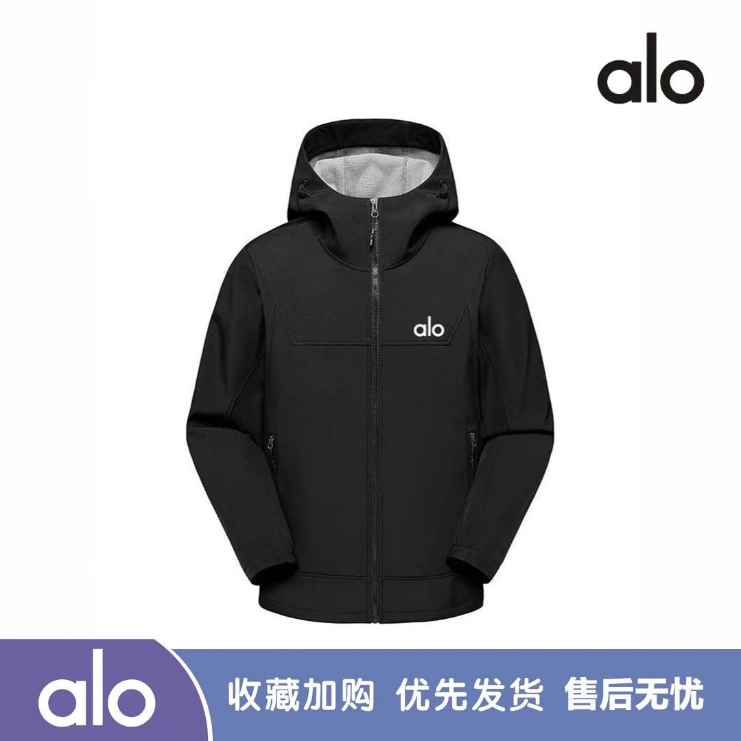 【官网正品】alo软壳冲锋衣男女秋冬保暖徒步登山运动外套加绒防风
