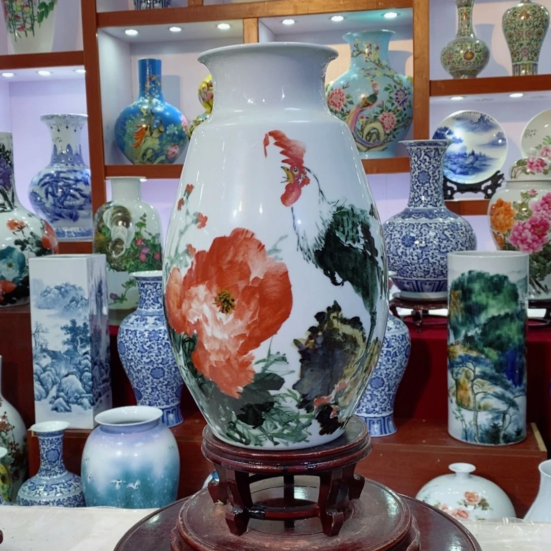 瓶景德镇陶瓷绘画