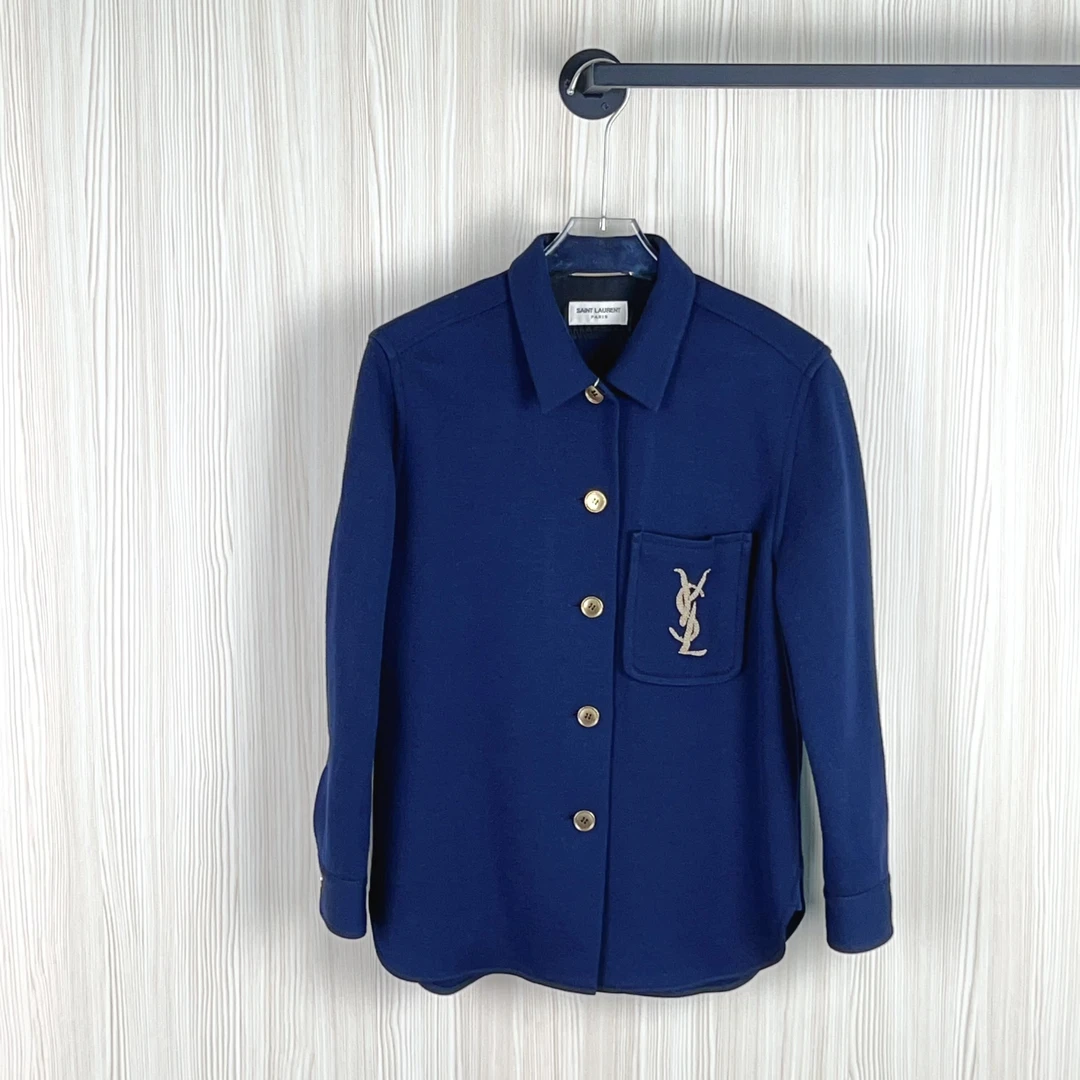 99新 YSL/圣罗兰 安洁利严选/成色看直播外套 尺码34/GSH0803
