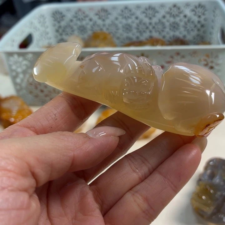 玛瑙/玉髓未镶嵌吊坠(不含链)