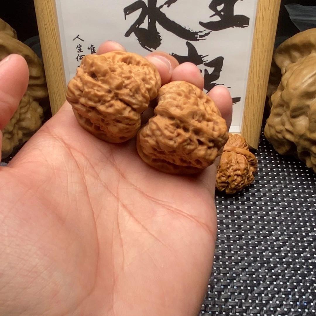 把件文玩核桃38全品蛤蟆头