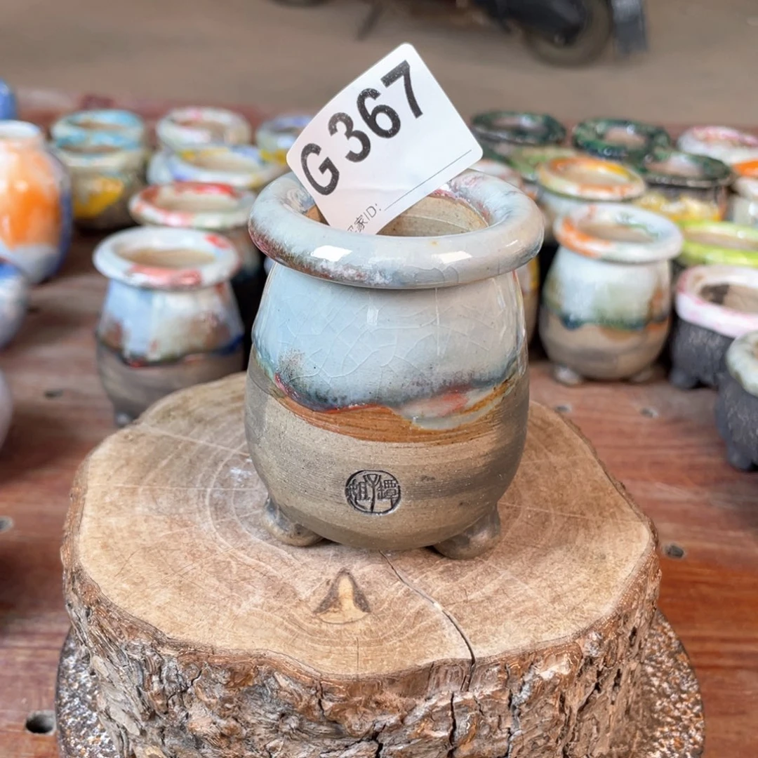 紫砂花盆小蛮腰内口4