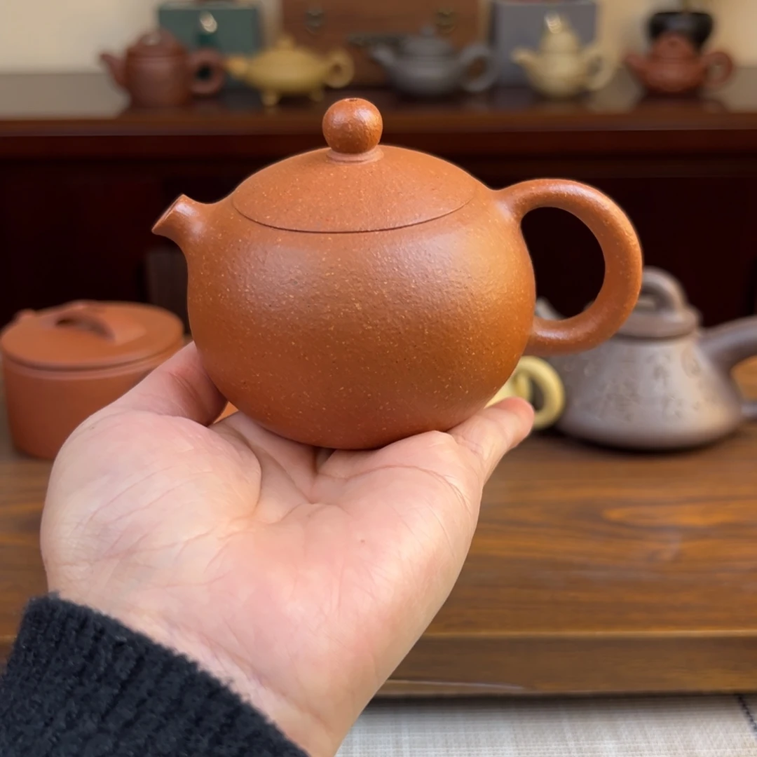 巴****茶壶紫砂黄降坡西施全手200cc
