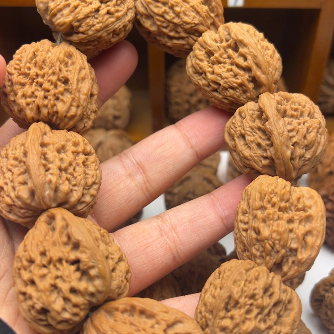 吊坠文玩核桃34尺南疆石手串