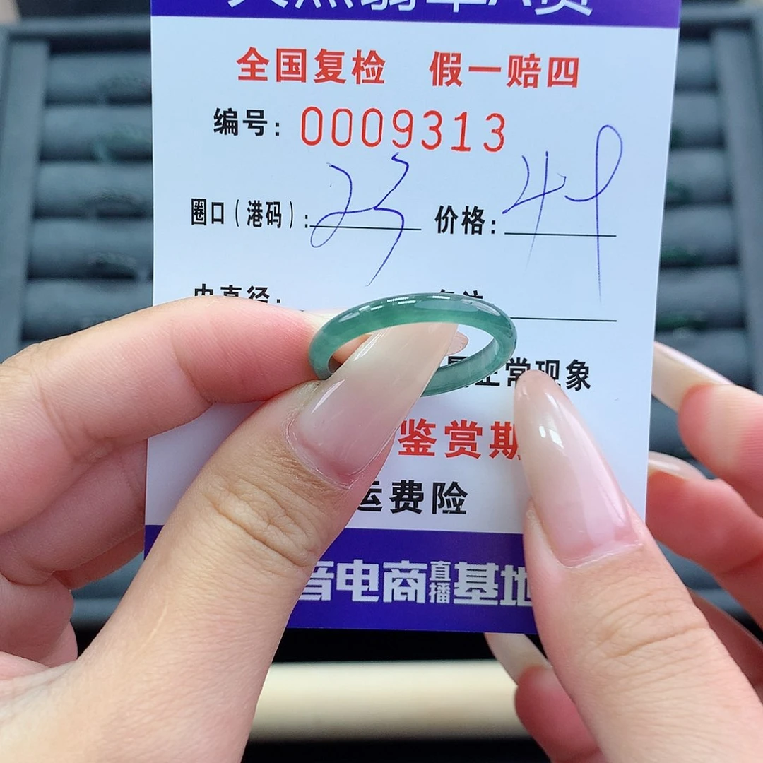 翡翠戒指未镶嵌      9313