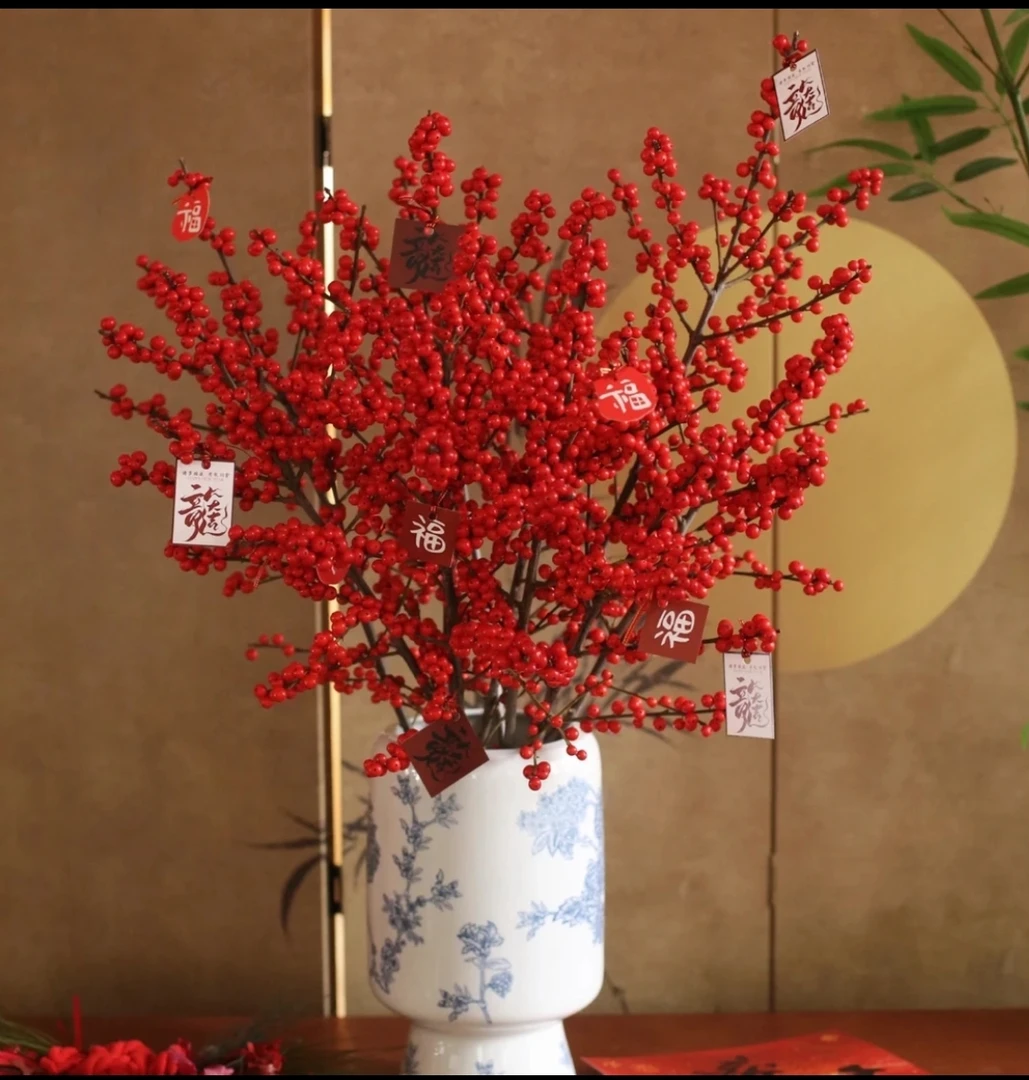 双A级  AA级  北美冬青云南鲜切花  超长花期可做年宵花