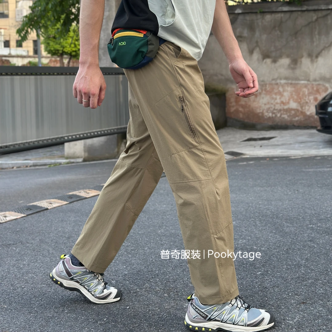 高奢牛货！ 春夏男女情侣宽松立裁户外轻薄透气防泼耐磨工装休闲裤