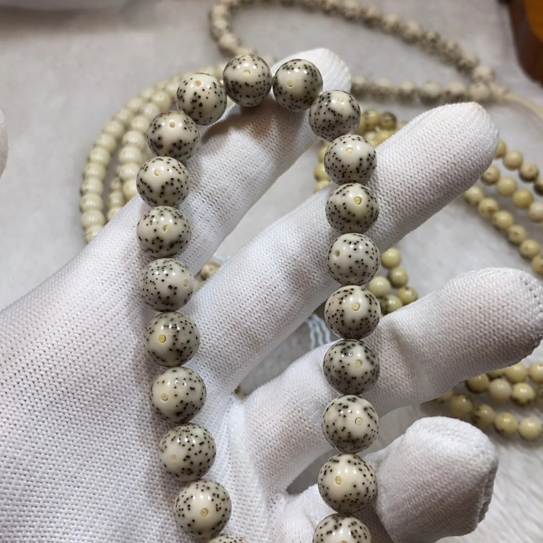 星月菩提手串青花瓷10