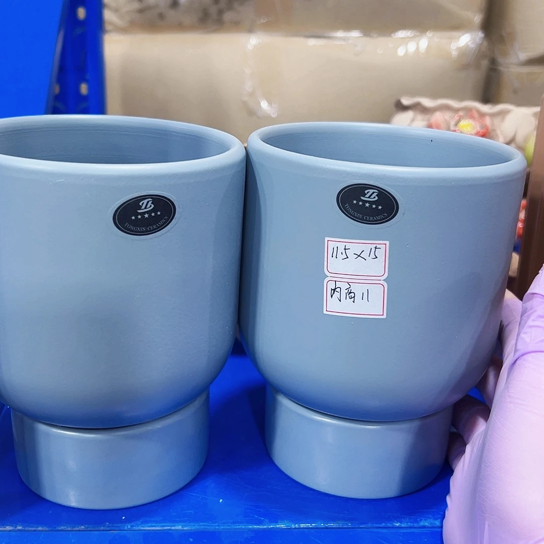 外贸尾单陶瓷花盆凑单10米包邮