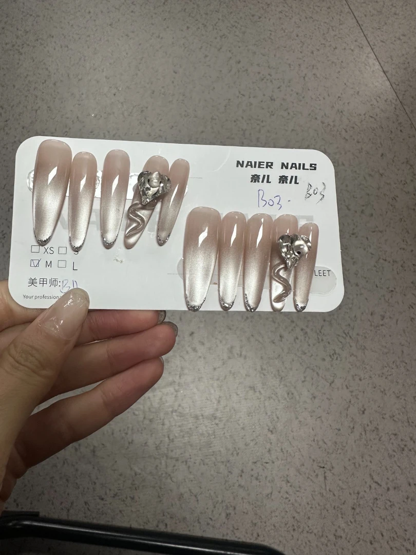 小白蛇-茉莉Molly轻奢手工穿戴甲