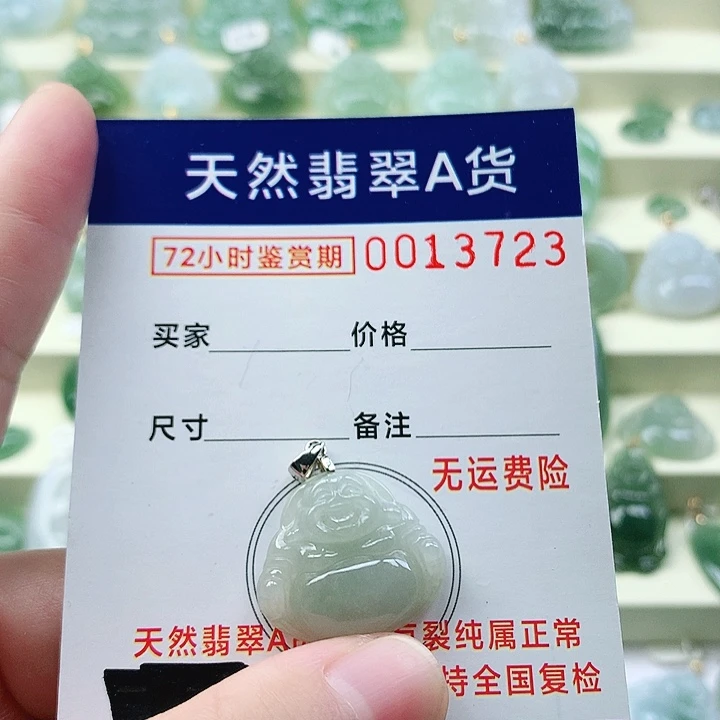 颈饰未镶嵌翡翠吊