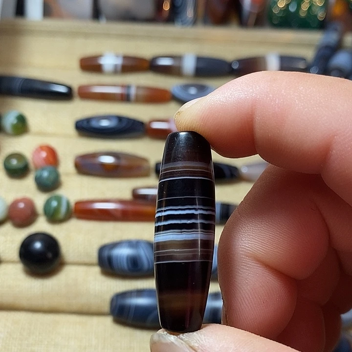 玛瑙/玉髓合金颈饰