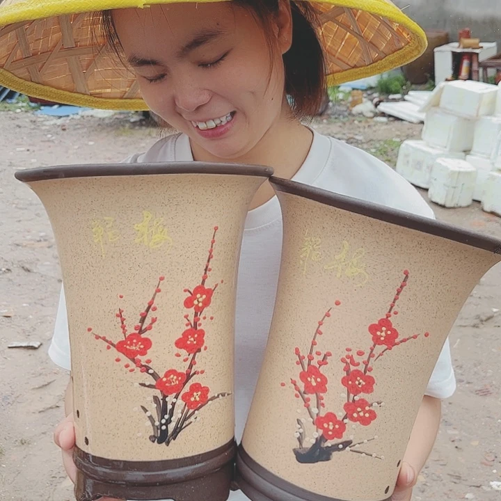 宜兴紫砂精品花盆