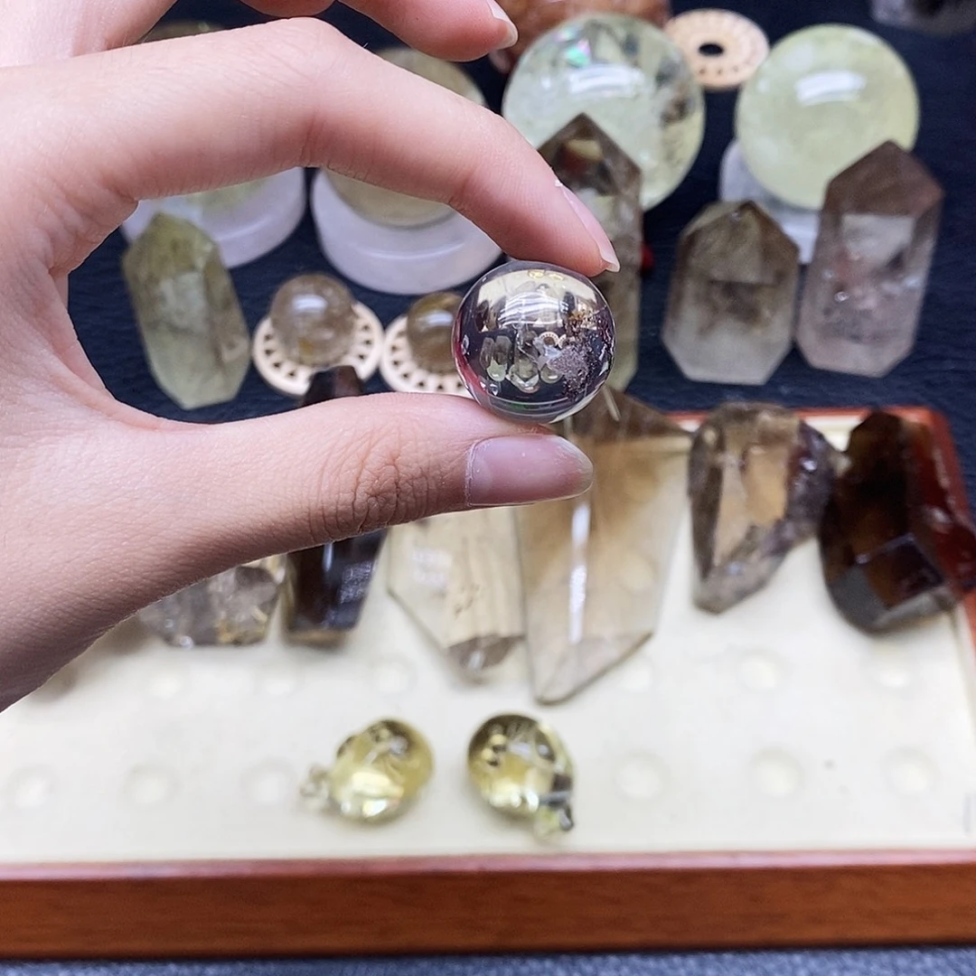 水晶珠宝半成品未镶嵌255水晶石